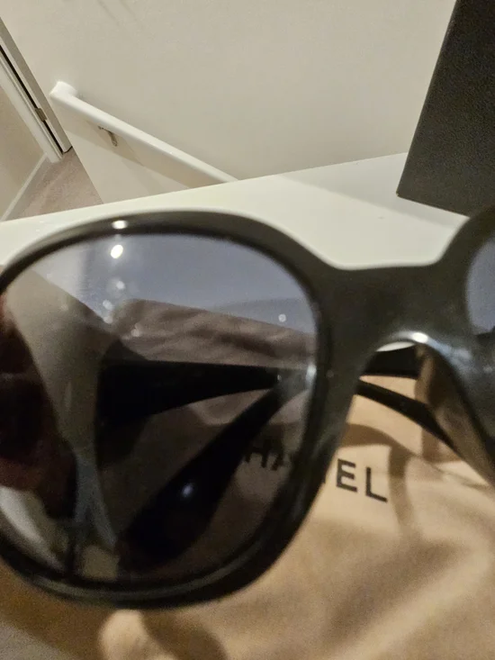 Chanel Sunglasses with Silver Large Logo - Vintage 2005 - Picture 6 of 11